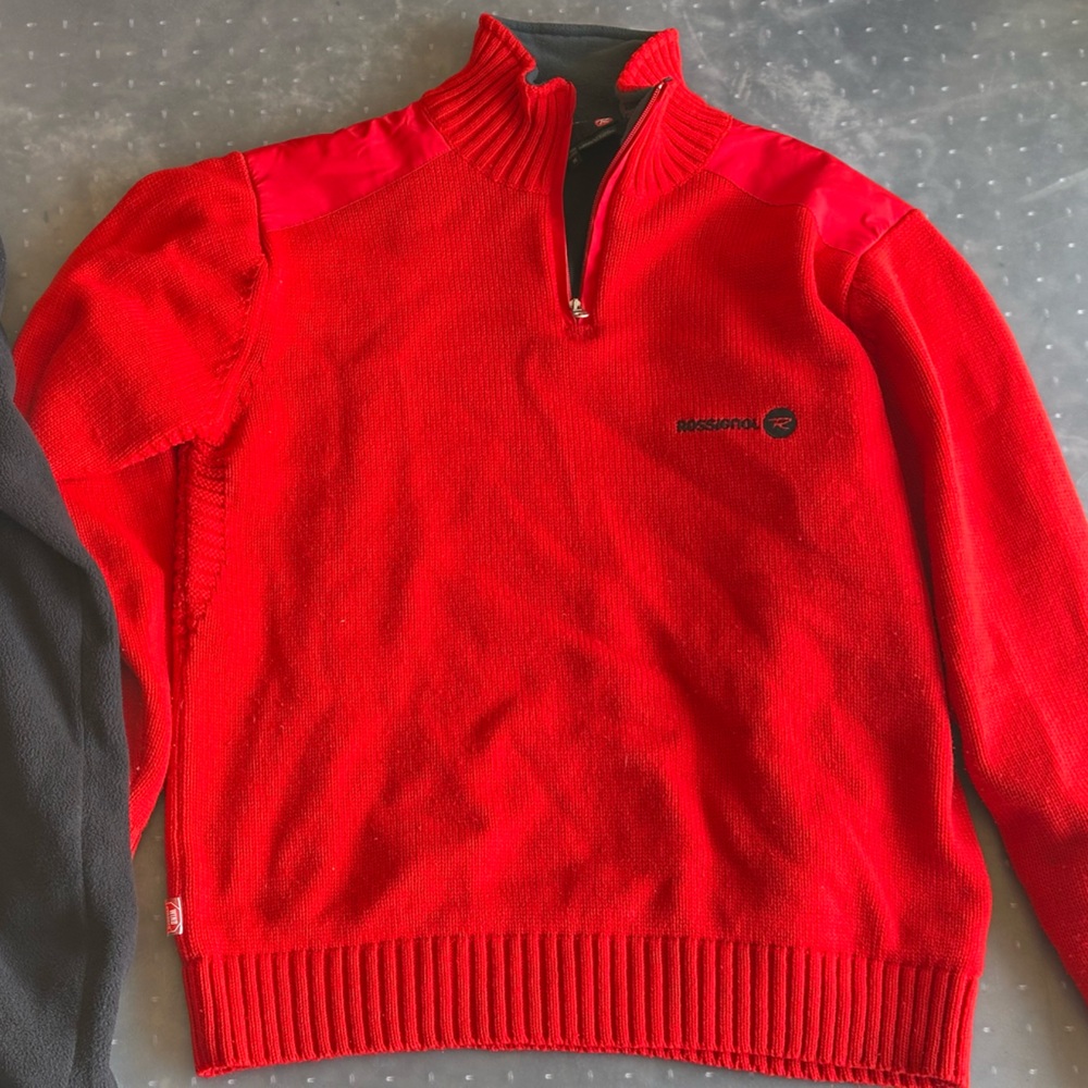 Rossignol Red Men's Sweater